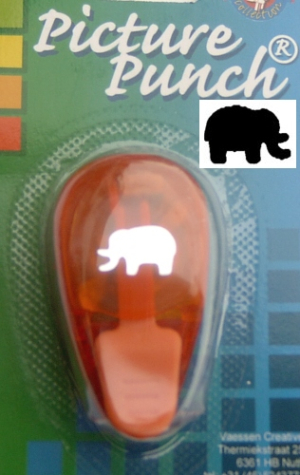 Picture Punch Motivlocher klein - Elefant