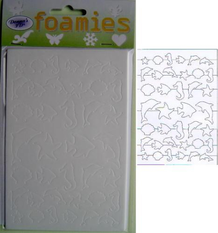 Donna's 3D Foamies - Maritimes <br> 1 Bogen 10 x 15 cm