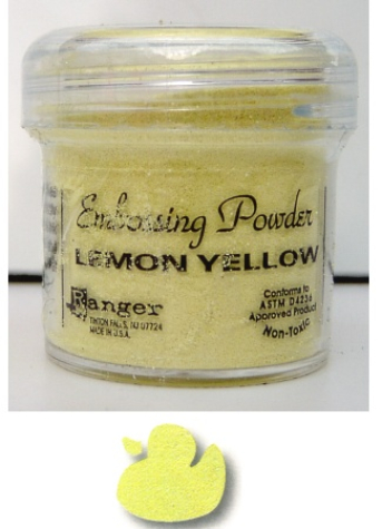 Ranger Embossing Pulver - lemon yellow