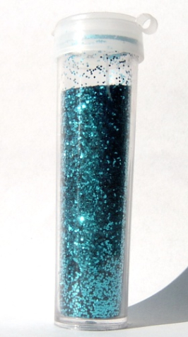 Brillant Glitter/Polyester Glitter in Streudose - hellblau