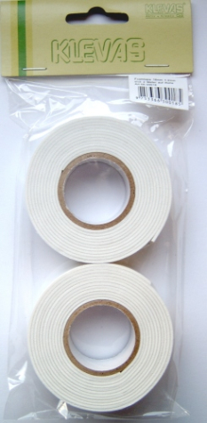 3D-Schaumklebeband 1,2mm stark, 18mm breit, 2m lang - 2 Rollen