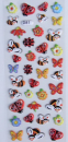 3-D Sticker Insekten <br> 1 Bogen 7x16,7 cm