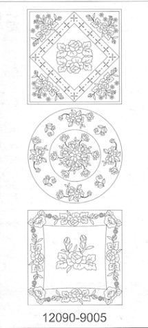 Pergament Design Set Nr. 5 - 3 vorbedruckte Vorlagen