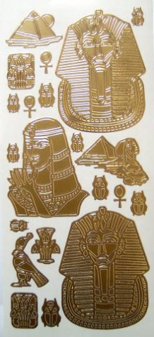 Sticker Ägyptische Bilder - gold