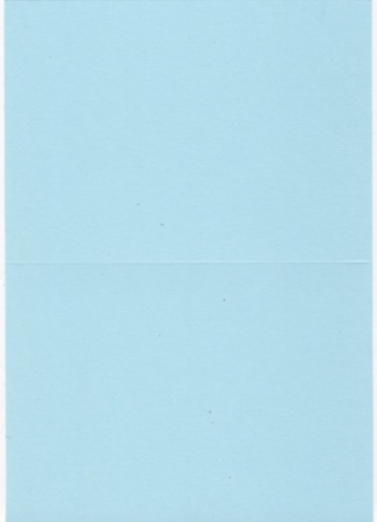 25 Doppelkarten A6 - 22 hellblau