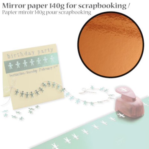 Spiegelpapier DIN A4 - bronze