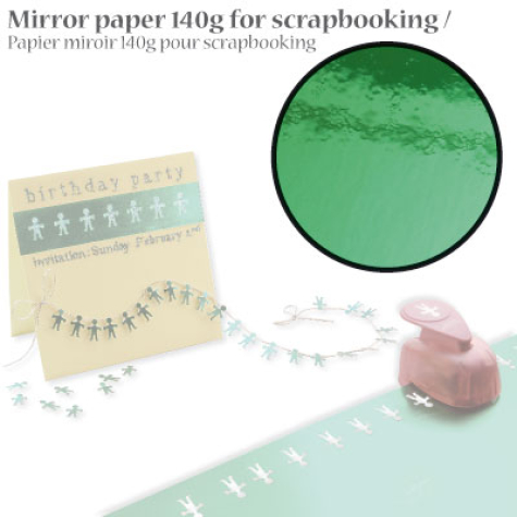 Spiegelpapier DIN A4 - grün