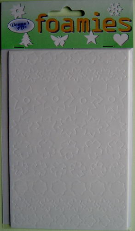 Donna's 3D Foamies - Blumen <br> 1 Bogen 10 x 15 cm