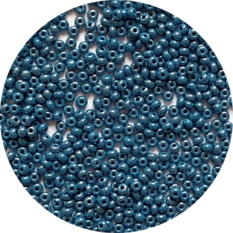 Rocailles Ø 2,6 mm - jeansblau opal