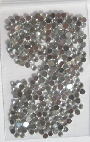 Acryl-Strasssteine rund Ø 2,5 mm, kristall - ca. 300 Stück