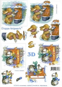 3D Bogen - A4 - Le Suh 4169347 - Weihnachtsbriefkasten