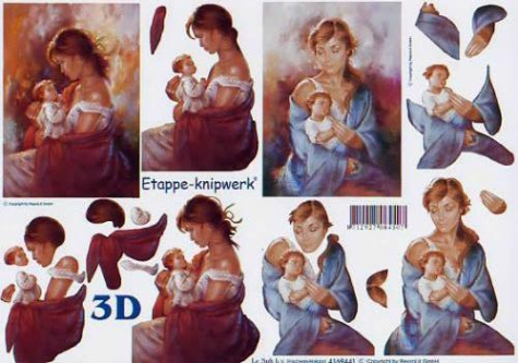 3D Bogen - A4 - Le Suh 4169441 - Mutter und Kind