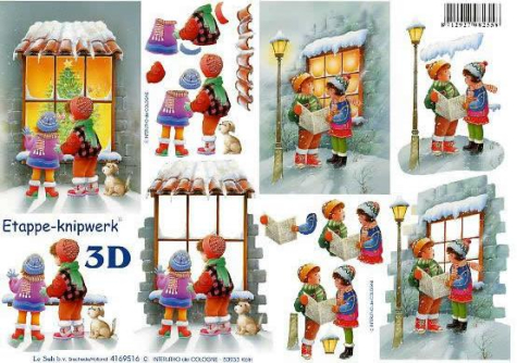 3D Bogen - A4 - Le Suh 4169516 - Kinder am Fenster