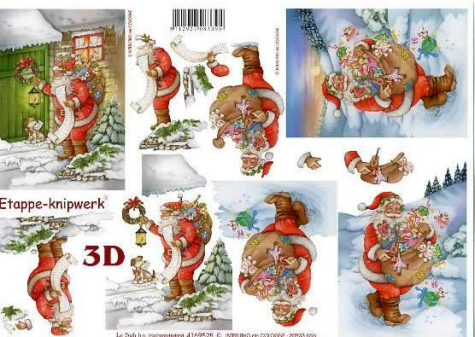 3D Bogen - A4 - Le Suh 4169528 - Weihnachtsmann