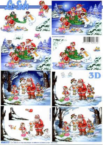 3D Bogen - A4 - Le Suh 4169717 - Weihnachtsmann
