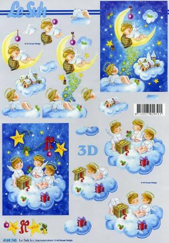 3D Bogen - A4 - Le Suh 4169743 - Engel in Wolken