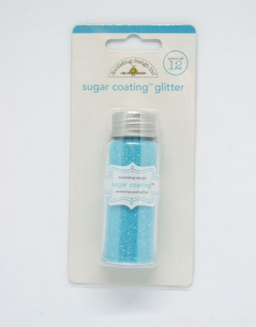 Sugar Coating Glitter - ultra fein - swimming pool blau