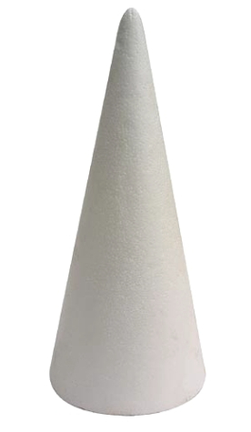 Styropor Kegel 20 x 9 cm