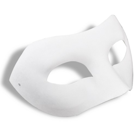 Pappmache-Maske Zorro  - Breite: 18,5cm
