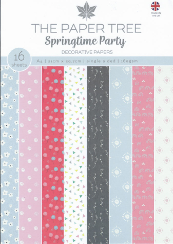 Springtime Party - Decorative Papers - A4