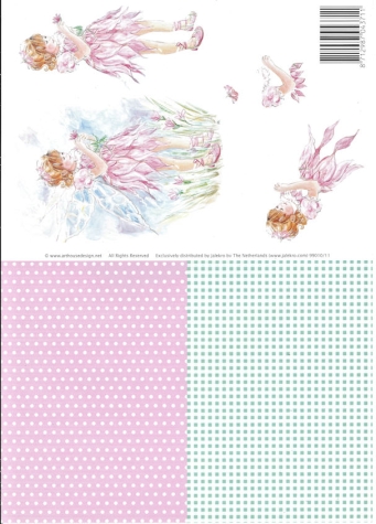 3D-Bogen - Blumenelfen Nr. 11