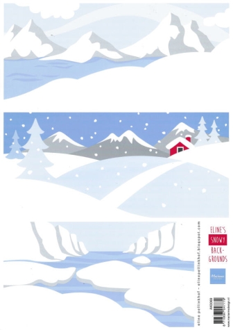 Schneidbogen Eline's Snowy Backgrounds