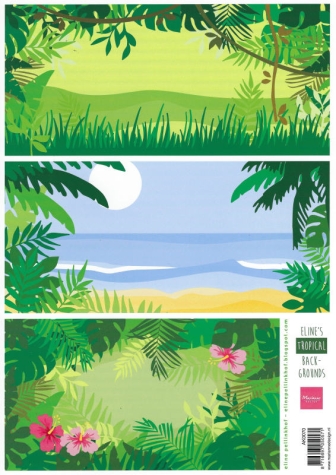 Schneidbogen Eline's Tropical Backgrounds