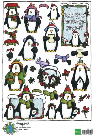3D-Bogen The wonderful world of Corrie Kuipers - Pinguine