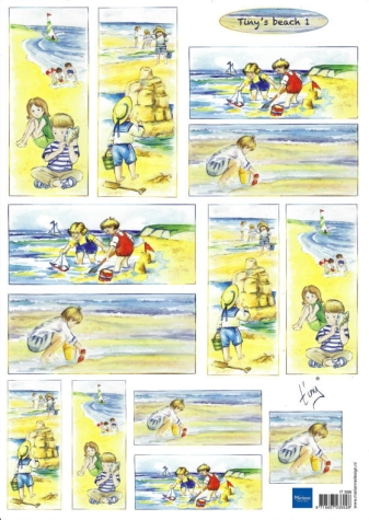 Cardtopper - Marianne Design IT566 - Tiny's beach 1