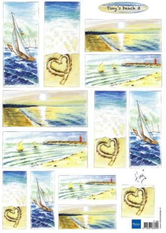 Cardtopper - Marianne Design IT568 - Tiny's beach 3