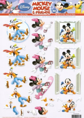 3D Bogen Disney "Mickey Mouse and Friends" - Nr. 36