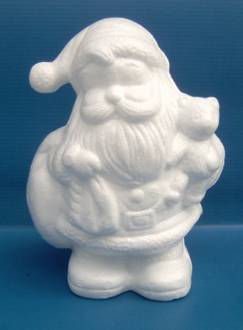 Styropor Weihnachtsmann 17,5 cm