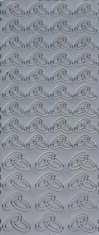 Sticker Ringe - silber