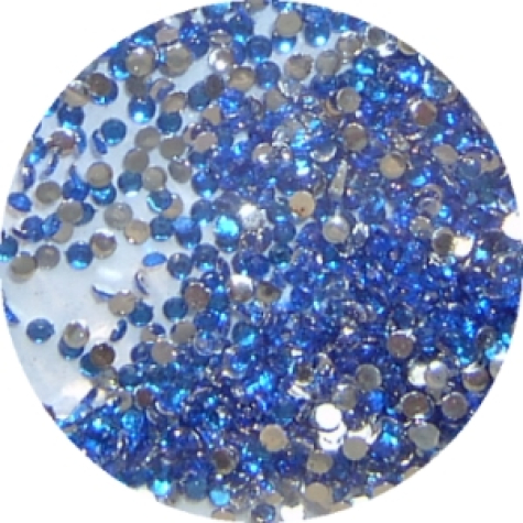 Acryl-Strasssteine rund Ø 2,0 mm, dunkelblau - ca. 300 Stück