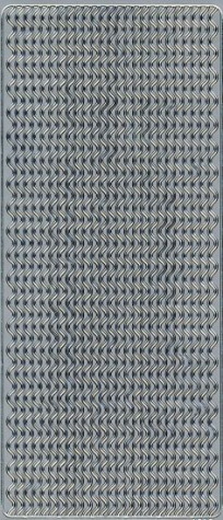 Sticker Wellen-Linien - silber <br> 1 Bogen 23x10 cm