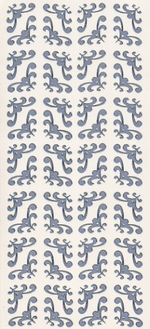 Sticker Ecken - 2111 - silber <br> 1 Bogen 10x23cm