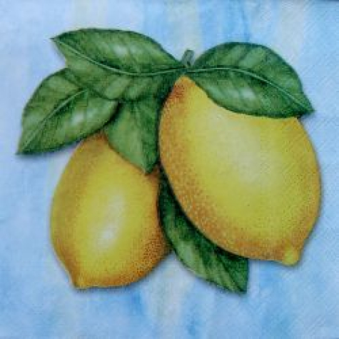 Servietten Zitronen