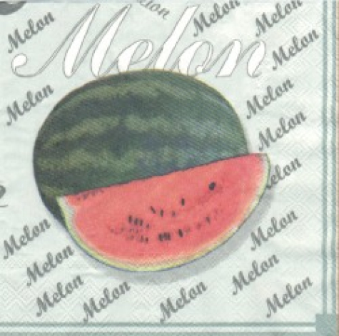 Servietten Melone