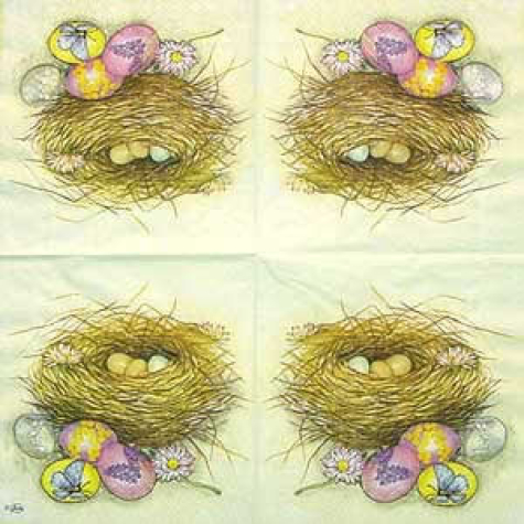 Servietten Nest of eggs