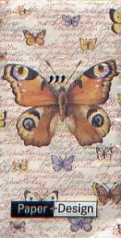 Taschentuch Butterfly <br> 1 Stück - 4-lagig