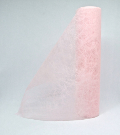 Tischvlies/-band 25 cm - rosa - 1 Meter