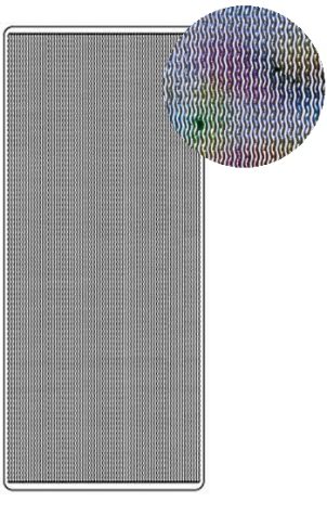 Sticker Wellen-Linien - 2212 - multicolor / silber