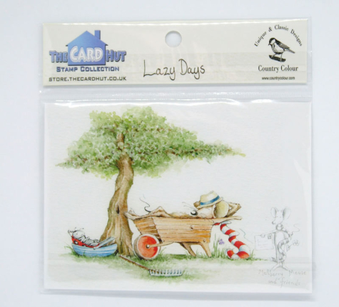 The Card Hut - Clear Stamp - Lazy Days