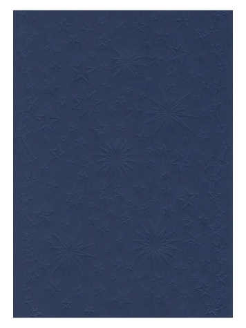 Crea-Relief-Karton Sterne - dunkelblau
