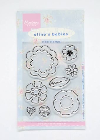 Clear Stamp - Eline's Babies - Blumen