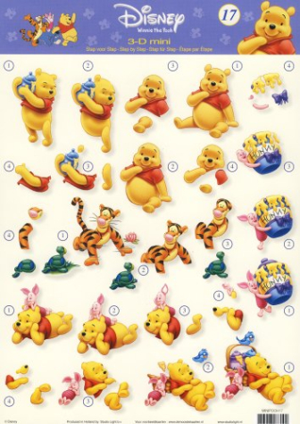3D Schneidbogen Disney "Winnie the Pooh" Nr. 17 - Minimotive