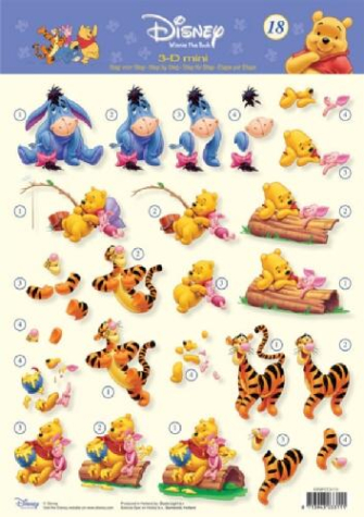 3D Schneidbogen Disney "Winnie the Pooh" Nr. 18 - Minimotive