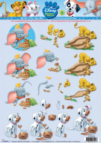 3D Etappen-Bogen Disney 'Animal Friends' Nr. 8