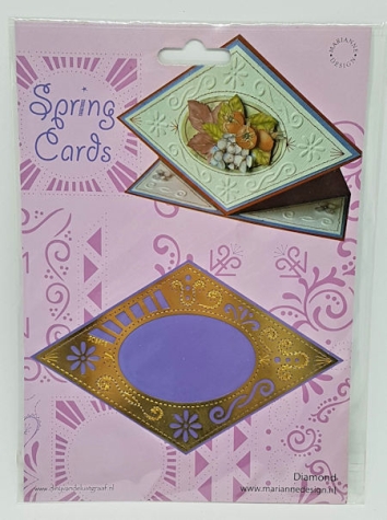 Schablone Spring Cards SC6608