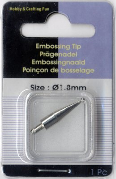 Prägestift - Ø 1,8 mm - Aufsatz für Handstück